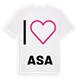 Jag älskar Asa t-shirt stort tryck