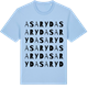Blue Soul t-shirt med Asaryd ordlek t-shirt