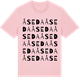 Pink Cotton t-shirt med Åseda ordlek t-shirt