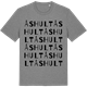 Mid Heather Gray t-shirt med Åshult ordlek t-shirt