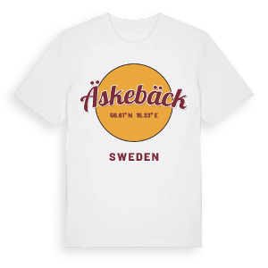 Äskebäck cirkel t-shirt – ekologisk bomull t-shirt från Pinshirt