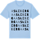 Blue Soul t-shirt med Askeberga ordlek t-shirt