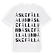 Åskefällalund ordlek t-shirt