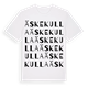 Äskekulla ordlek t-shirt