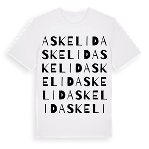 Askelid ordlek t-shirt – ekologisk bomull t-shirt från Pinshirt