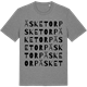 Mid Heather Gray t-shirt med Äsketorp ordlek t-shirt