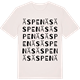 Vintage White t-shirt med Äspenäs ordlek t-shirt