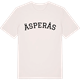 Vintage White t-shirt med Äsperås böjd t-shirt