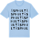 Blue Soul t-shirt med Äsphult ordlek t-shirt