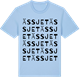 Blue Soul t-shirt med Ässjet ordlek t-shirt