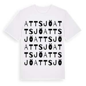 Attsjö ordlek t-shirt – ekologisk bomull t-shirt från Pinshirt