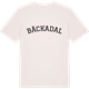Vintage White t-shirt med Bäckadal böjd t-shirt