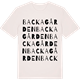 Vintage White t-shirt med Backagården ordlek t-shirt