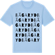 Blue Soul t-shirt med Bägaryd ordlek t-shirt