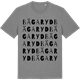 Mid Heather Gray t-shirt med Bägaryd ordlek t-shirt