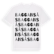 Baggansås ordlek t-shirt