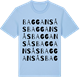 Blue Soul t-shirt med Baggansås ordlek t-shirt