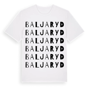 Baljaryd ordlek t-shirt – ekologisk bomull t-shirt från Pinshirt