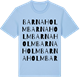Blue Soul t-shirt med Barnaholm ordlek t-shirt