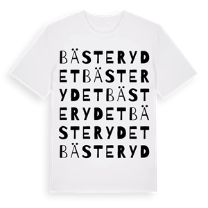 Bästerydet ordlek t-shirt – ekologisk bomull t-shirt från Pinshirt