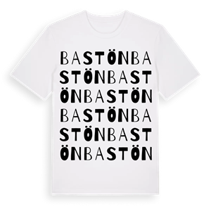 Bastön ordlek t-shirt – ekologisk bomull t-shirt från Pinshirt