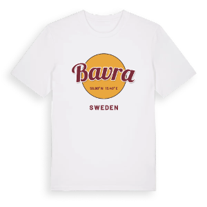 Bavra cirkel t-shirt – ekologisk bomull t-shirt från Pinshirt