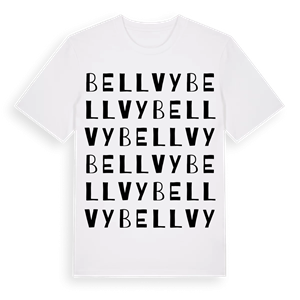 Bellvy ordlek t-shirt – ekologisk bomull t-shirt från Pinshirt