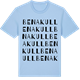 Blue Soul t-shirt med Benakull ordlek t-shirt