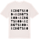Vintage White t-shirt med Bengtsboda ordlek t-shirt