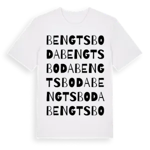 Bengtsboda ordlek t-shirt – ekologisk bomull t-shirt från Pinshirt