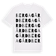 Bergagård ordlek t-shirt
