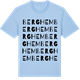 Blue Soul t-shirt med Berghem ordlek t-shirt