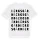 Bergsgård ordlek t-shirt