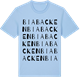 Blue Soul t-shirt med Biabacken ordlek t-shirt