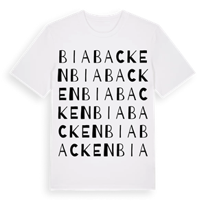 Biabacken ordlek t-shirt – ekologisk bomull t-shirt från Pinshirt