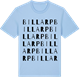 Blue Soul t-shirt med Billarp ordlek t-shirt