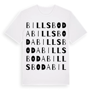 Billsboda ordlek t-shirt – ekologisk bomull t-shirt från Pinshirt
