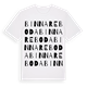 Binnareboda ordlek t-shirt