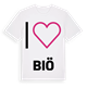 Jag älskar Biö t-shirt stort tryck