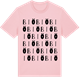 Pink Cotton t-shirt med Biö ordlek t-shirt