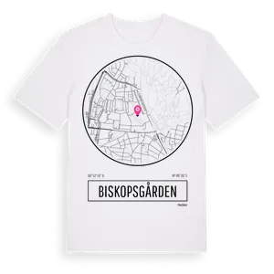 Biskopsgården t-shirt – ekologisk bomull t-shirt från Pinshirt