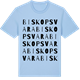 Blue Soul t-shirt med Biskopsvara ordlek t-shirt