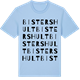 Blue Soul t-shirt med Bistershult ordlek t-shirt