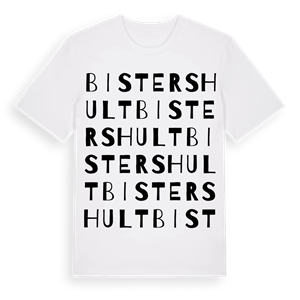 Bistershult ordlek t-shirt – ekologisk bomull t-shirt från Pinshirt