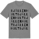 Mid Heather Gray t-shirt med Bjällerhult ordlek t-shirt