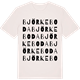 Vintage White t-shirt med Björkeboda ordlek t-shirt
