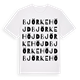 Björkehöjd ordlek t-shirt