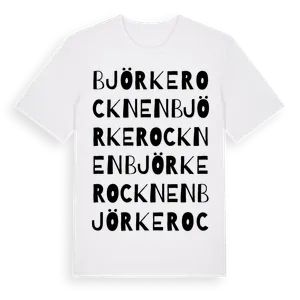 Björkerocknen ordlek t-shirt – ekologisk bomull t-shirt från Pinshirt