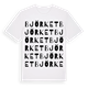 Björket ordlek t-shirt