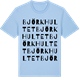 Blue Soul t-shirt med Björkhultet ordlek t-shirt